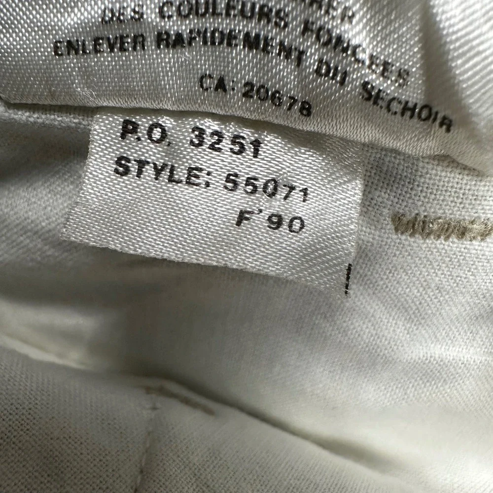 Patagonia Vintage Mens Khaki Pleated Chino Pants 34x30 Cotton Twill 1990 Tan